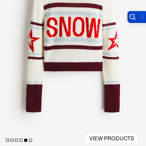 PERFECT MOMENT H&M
INTARSIA-KNIT WOOL SWEATER - Picture 3 of 5